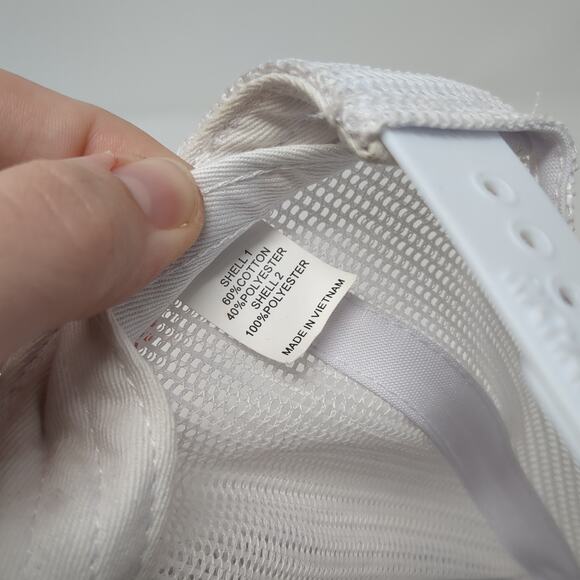 Richardson Snapback Trucker Hat Blue One Size Mesh Back Logo Antler - Picture 10 of 10